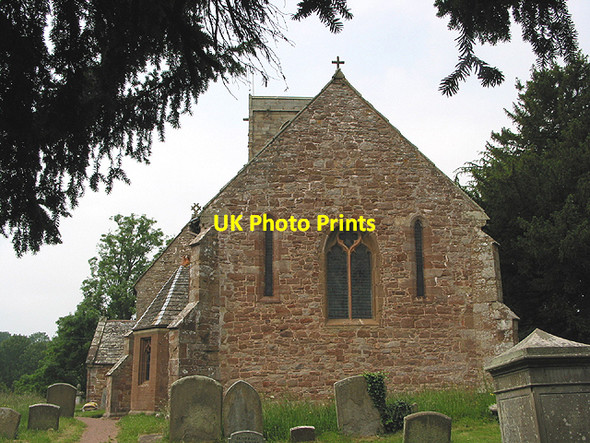 Photo 6"x4" The chancel, or east end, of the church of St. John the Baptist, Upton Bishop Upton Bishop c2007