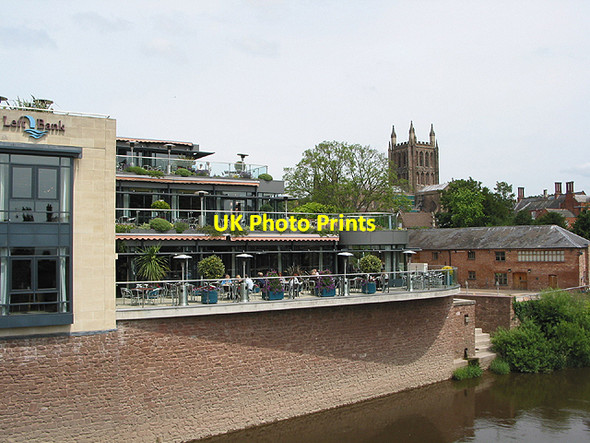 Photo 6"x4" Left Bank complex by the Wye, Hereford Hereford c2007