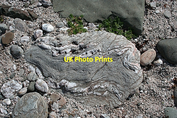 Photo 6"x4" Dalradian Boulder Ballycastle\/D1140 c2007