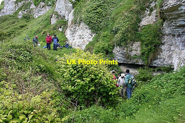Photo 6"x4" White Park Bay Ballintoy c2007