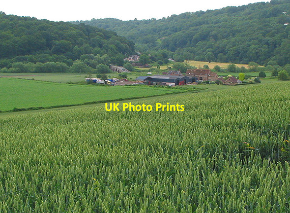 Photo 6"x4" View to Flanesford Priory from Goodrich Castle Goodrich c2007