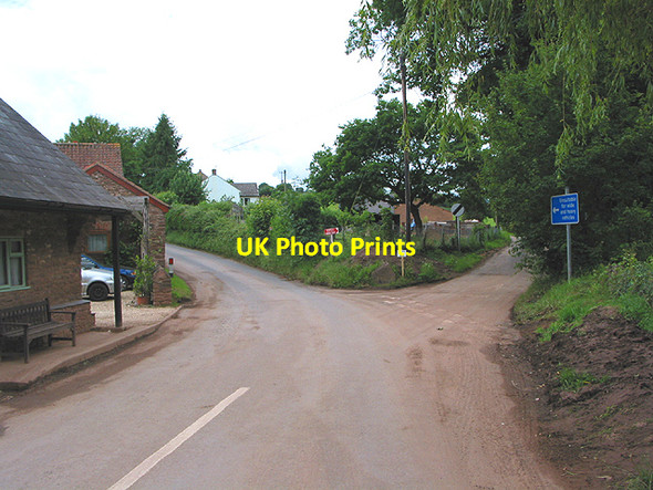 Photo 6"x4" Road junction, Hoarwithy Hoarwithy c2007
