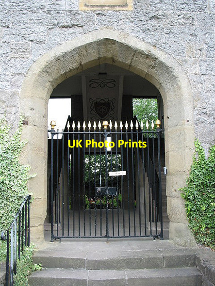 Photo 6"x4" Entrance to St Katherine's Hospital Ledbury c2007