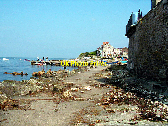 Photo 6"x4" Path to Peveril Point Swanage c2005