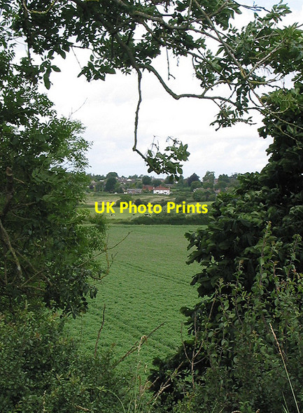 Photo 6"x4" View to Wilton from footpath Ross-on-Wye c2007