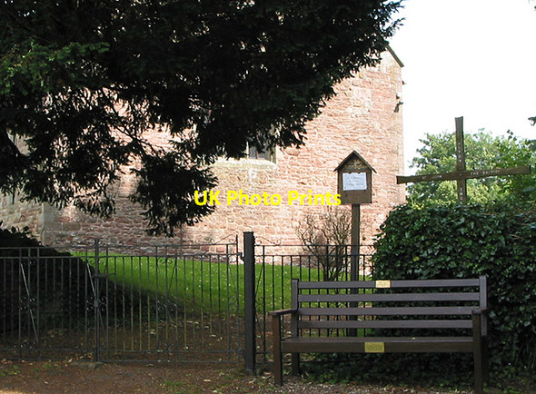 Photo 6"x4" Entrance to the Church of St. John the Baptist Aston Ingham c2007
