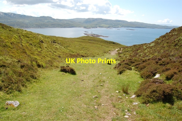 Photo 6"x4" Track to Boreraig Heaste c2007