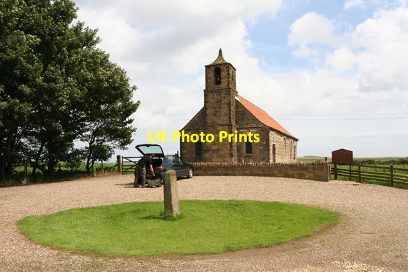 Photo 6"x4" Carpark at St Leonards Church Speeton c2007