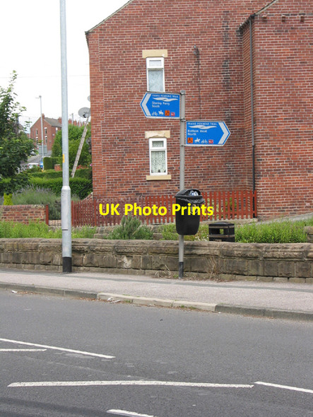 Photo 6"x4" Signs for the Trans Pennine Trail Stanley\/SE3424 c2007