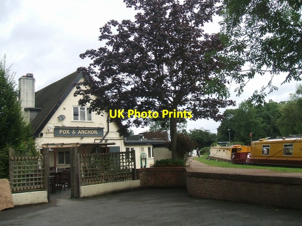 Photo 6"x4" Fox and Anchor, Cross Green Brinsford c2007