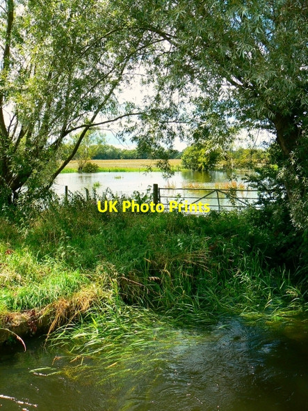 Photo 6"x4" A view from Weaver's Bridge, Cricklade Cricklade c2007