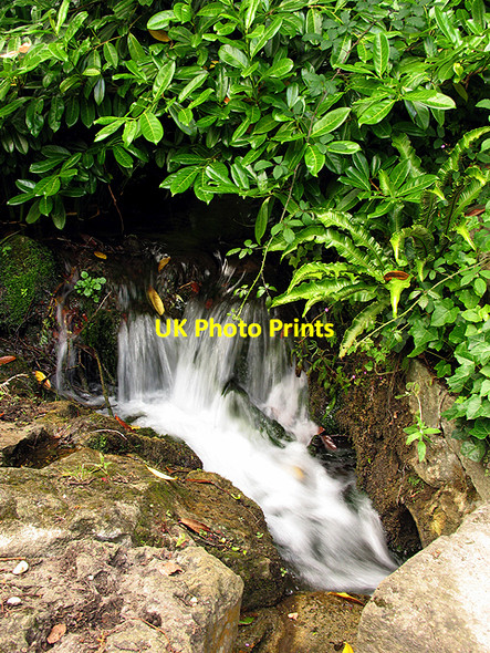 Photo 6"x4" Waterfall at Waterfall Cottage: Woolstone Woolstone\/SU2987 c2007