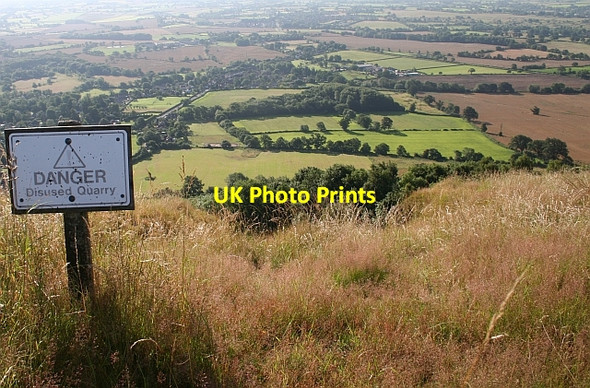 Photo 6"x4" Mayalls Coppice Viewed from Black Hill Upper Welland c2007