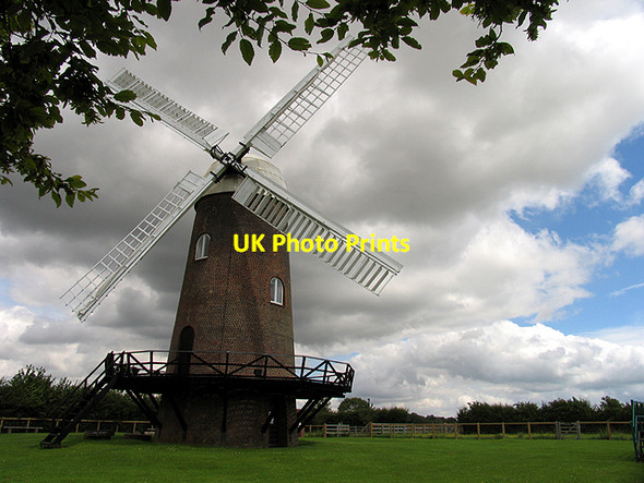 Photo 6"x4" Wilton Windmill Wilton\/SU2661 c2007
