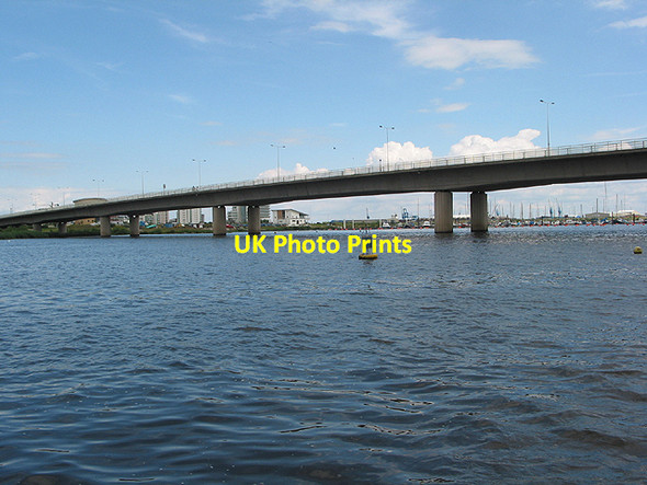 Photo 6"x4" A4232 crosses the Taff Penarth\/ST1871 c2007