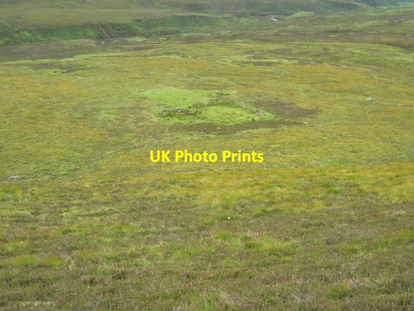 Photo 6"x4" Looking down to the sheepfold Annishader c2007