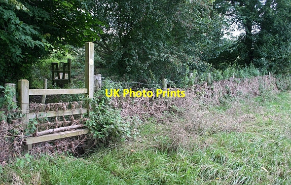 Photo 6"x4" Stile and Bridge Over the Cradley Brook Colwall c2007
