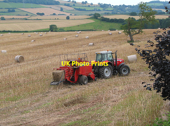 Photo 6"x4" Baling time Bromsash c2007