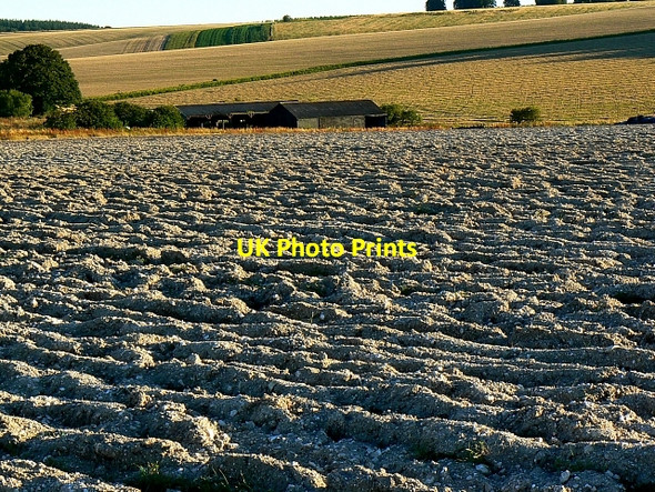 Photo 6"x4" Ploughed field, south of Easton Royal Easton Royal c2007