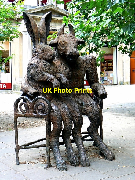 Photo 6"x4" Hare and Minotaur, Promenade, Cheltenham Cheltenham c2007