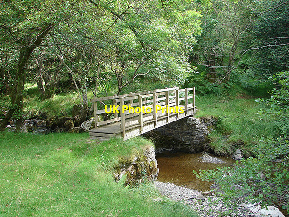 Photo 6"x4" Footbridge over Clegyrnant Pandy\/SH9004 c2007
