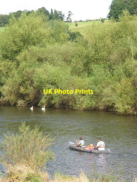 Photo 6"x4" Paddling down the Wye Stowfield c2007