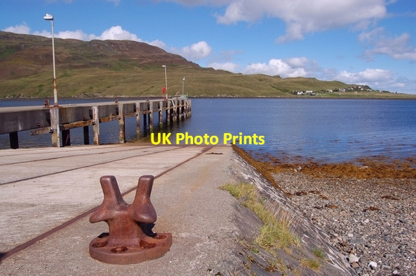 Photo 6"x4" Sconser pier Peinachorrain c2007