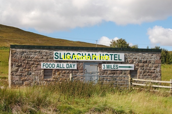 Photo 6"x4" Advertisement for Sligachan Hotel Sconser c2007