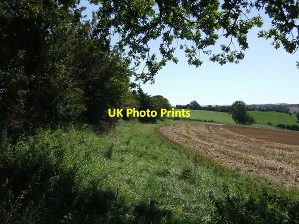 Photo 6"x4" Jack Mytton Way  towards 'The Down' Chetton c2007