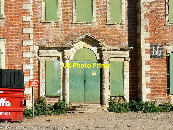 Photo 6"x4" Front door, Imber Court, Imber, Salisbury Plain Imber c2007