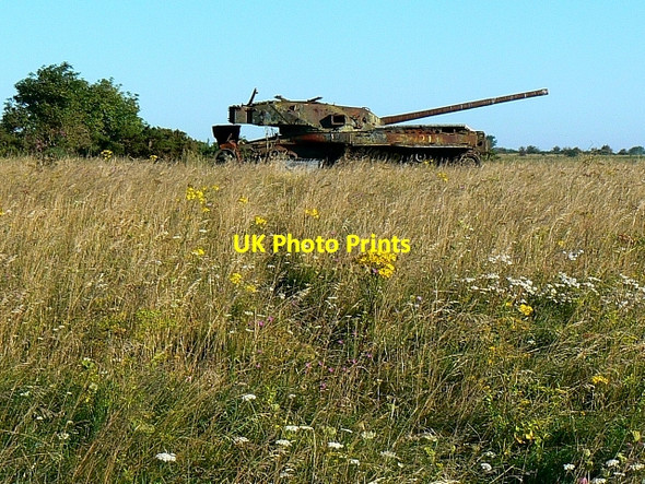 Photo 6"x4" Another derelict tank, Imber range, Salisbury Plain Imber c2007