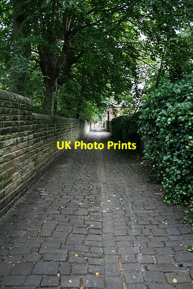 Photo 6"x4" Cobbled Alley in Headingley. Leeds\/SE3034 c2007