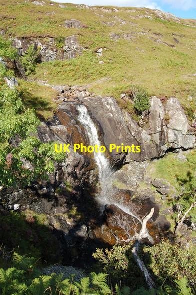 Photo 6"x4" Waterfall, Allt Ohirnie Allt Ohirnie c2007