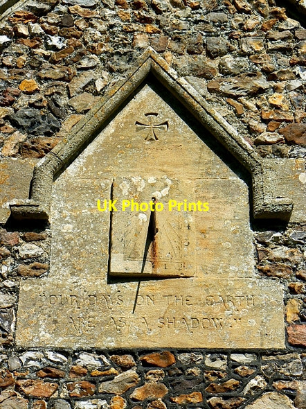Photo 6"x4" Sundial, St Peter ad Vincula church, Broad Hinton Broad Hinton c2007 P1
