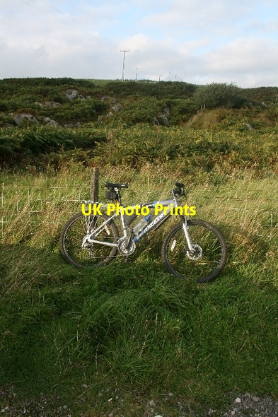 Photo 6"x4" Perimeter Fence at Claonaig Car Park. Claonaig c2007