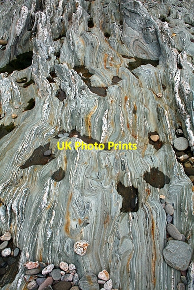 Photo 6"x4" Rock Formation at Torrisdale Bay. Bridgend\/NR7937 c2007