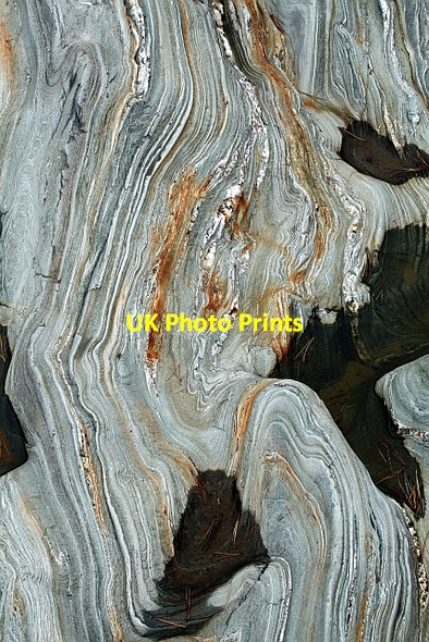 Photo 6"x4" Rock Formation at Torrisdale Bay. Bridgend\/NR7937 c2007 P2