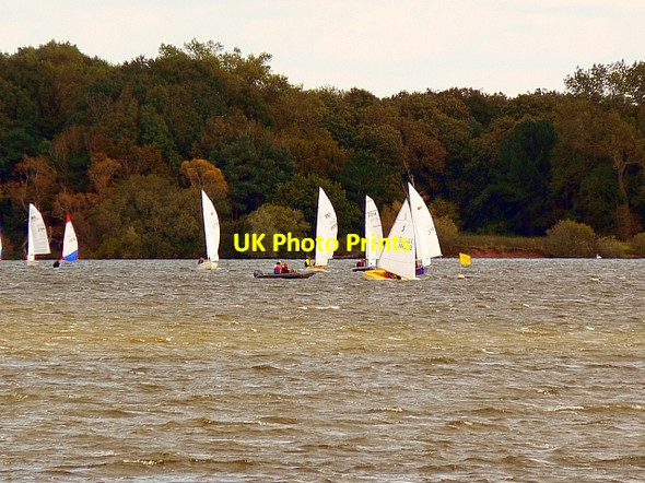 Photo 6"x4" Dinghies on Chew Valley Lake, Somerset Chew Stoke c2007