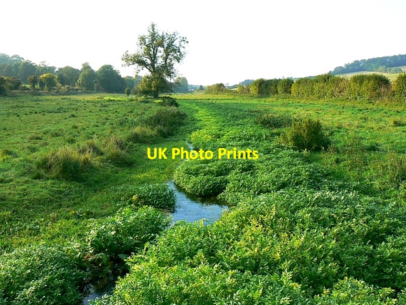 Photo 6"x4" Watercourse between Preston and Whittonditch, Wiltshire Preston\/SU2773 c2007 P1