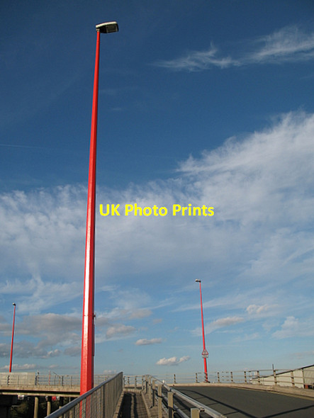 Photo 6"x4" Road to the Esso Petrol Terminals - Avonmouth Dock Lawrence Weston c2007