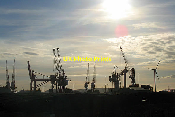Photo 6"x4" A new addition to the skyline at Avonmouth Docks Avonmouth c2007