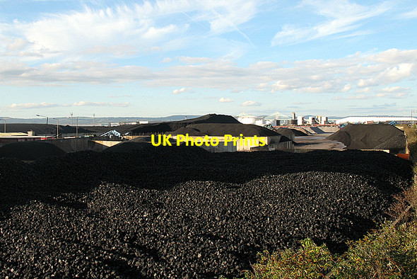 Photo 6"x4" Coal stockpile at Avonmouth docks Avonmouth c2007
