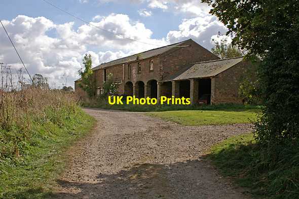 Photo 6"x4" Farm buildings at Maux Hall Great Limber c2007