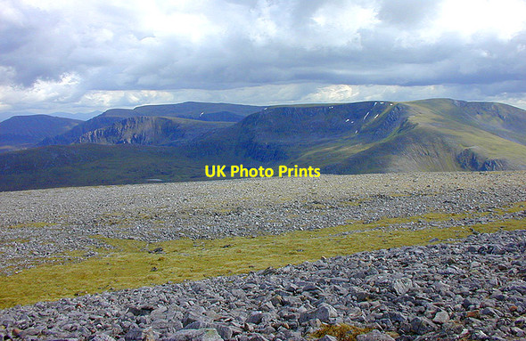 Photo 6"x4" South of Beinn a' Chlachair Garbh Bhruthach c2005