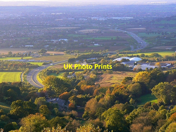 Photo 6"x4" A417 east of Gloucester Bentham c2007 P1