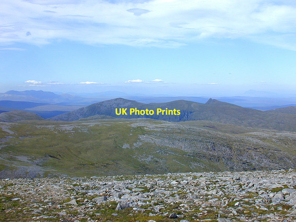 Photo 6"x4" View north east from Beinn Dearg Beinn Dearg\/NH2581 c2005