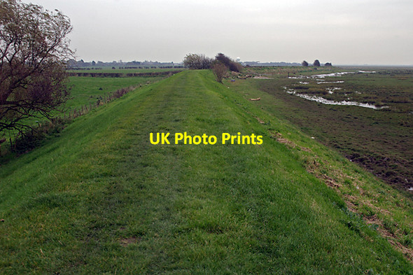 Photo 6"x4" Sea defenses Saltcotes c2007