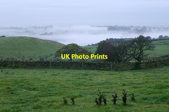 Photo 6"x4" Evening mist Hoghton Bottoms c2007