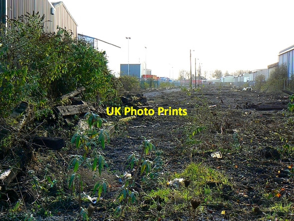 Photo 6"x4" Disused railway trackbed, Avonmouth Lawrence Weston c2007