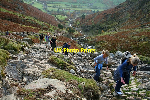 Photo 6"x4" Climbing Stickle Ghyll Chapel Stile c2007